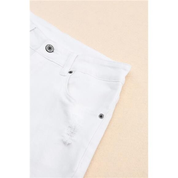 Distressed Jeans with Pockets - Picture 8 of 9